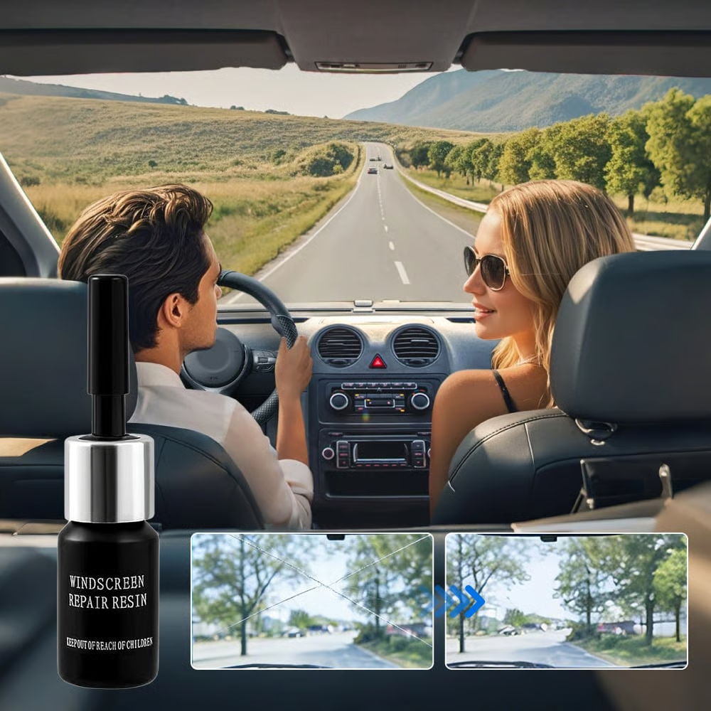 Windshield repair kit for everyday driving damage