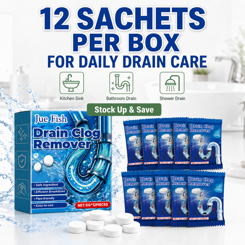 Drain tablets for laundry area